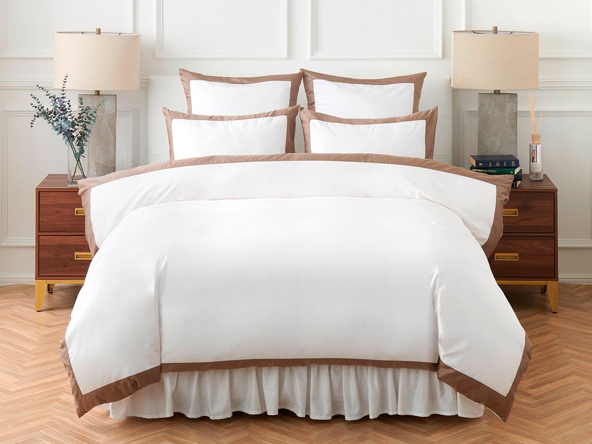 HOTEL LIKE INTERIOR 500TC Bicolore / ホテルライクインテリア 500TC ビコロール クッションカバー ユーロ （ベッド・寝具 > ベッドカバー・ベッドリネン） 11