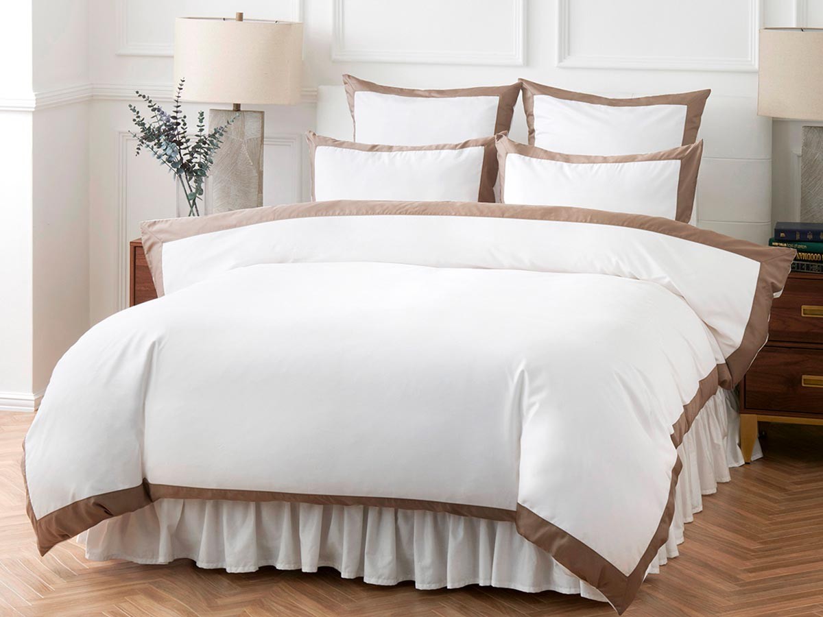 HOTEL LIKE INTERIOR 500TC Bicolore / ホテルライクインテリア 500TC ビコロール クッションカバー ユーロ （ベッド・寝具 > ベッドカバー・ベッドリネン） 12