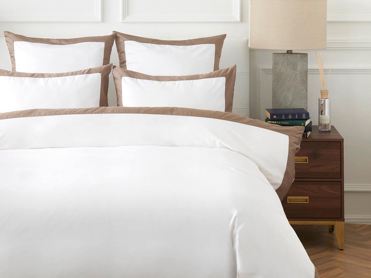 HOTEL LIKE INTERIOR 500TC Bicolore / ホテルライクインテリア 500TC ビコロール クッションカバー ユーロ （ベッド・寝具 > ベッドカバー・ベッドリネン） 16