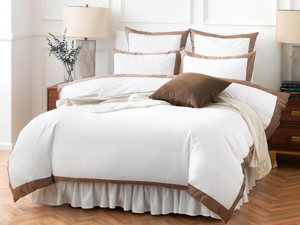 HOTEL LIKE INTERIOR 500TC Bicolore / ホテルライクインテリア 500TC ビコロール クッションカバー ユーロ （ベッド・寝具 > ベッドカバー・ベッドリネン） 13