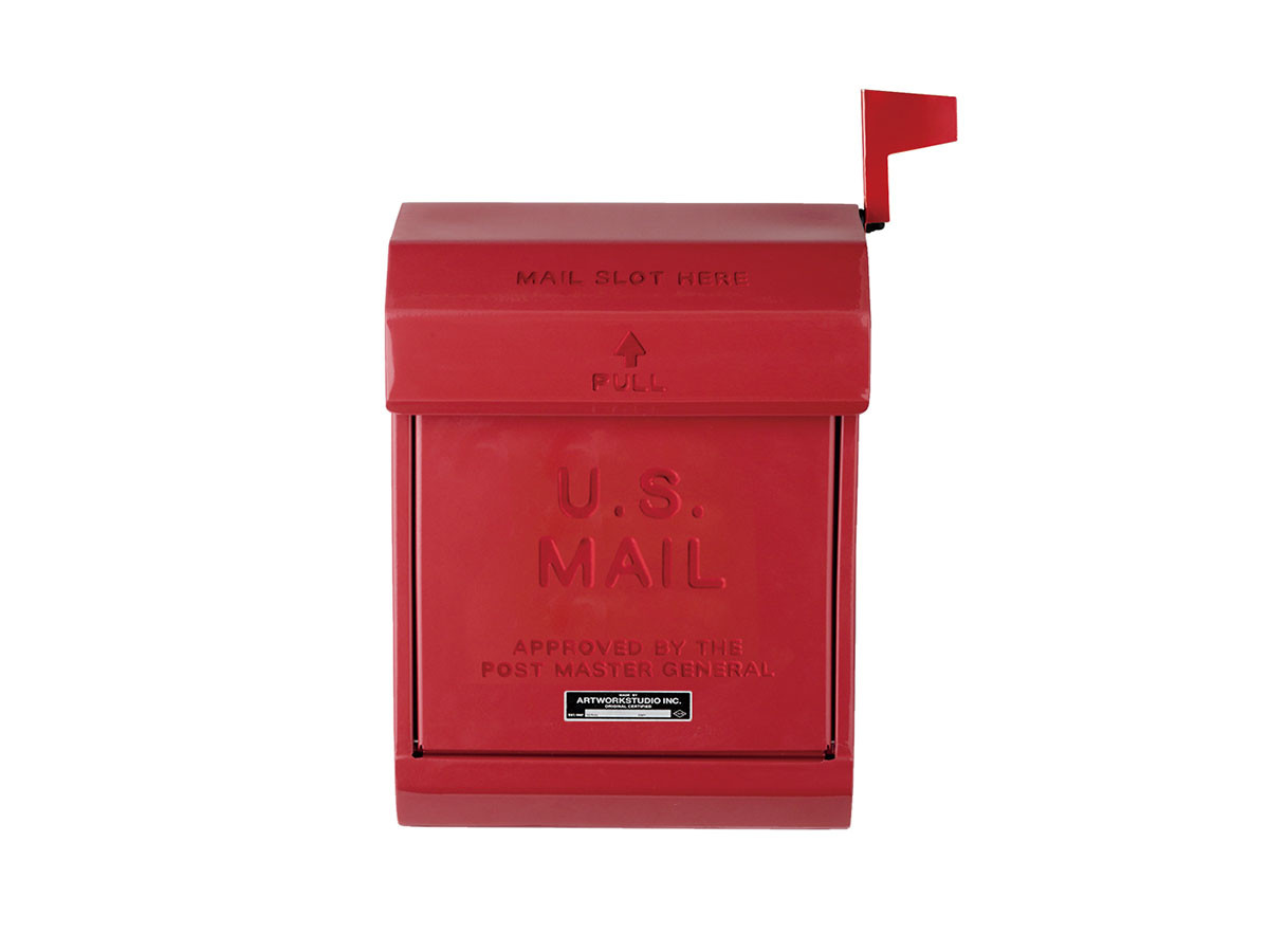 ART WORK STUDIO U.S.Mail box 2 / アートワークスタジオ ユーエスメールボックス 2（フラッグ付） （玄関収納・小物 > ポスト・郵便受け） 4