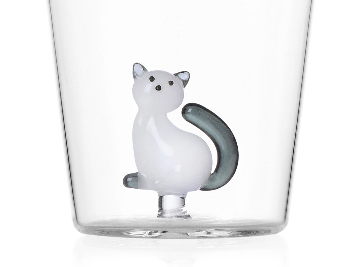 ICHENDORF MILANO Tabby Cat Tumbler
White Cat with Smoke Tail / イッケンドルフ・ミラノ タビーキャット タンブラー
ホワイトキャット with スモークテール 350ml （食器・テーブルウェア > タンブラー・グラス） 2