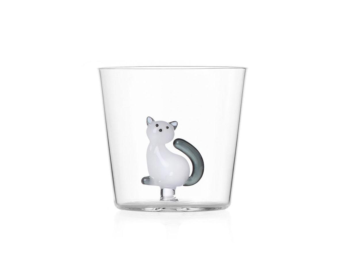 ICHENDORF MILANO Tabby Cat Tumbler
White Cat with Smoke Tail