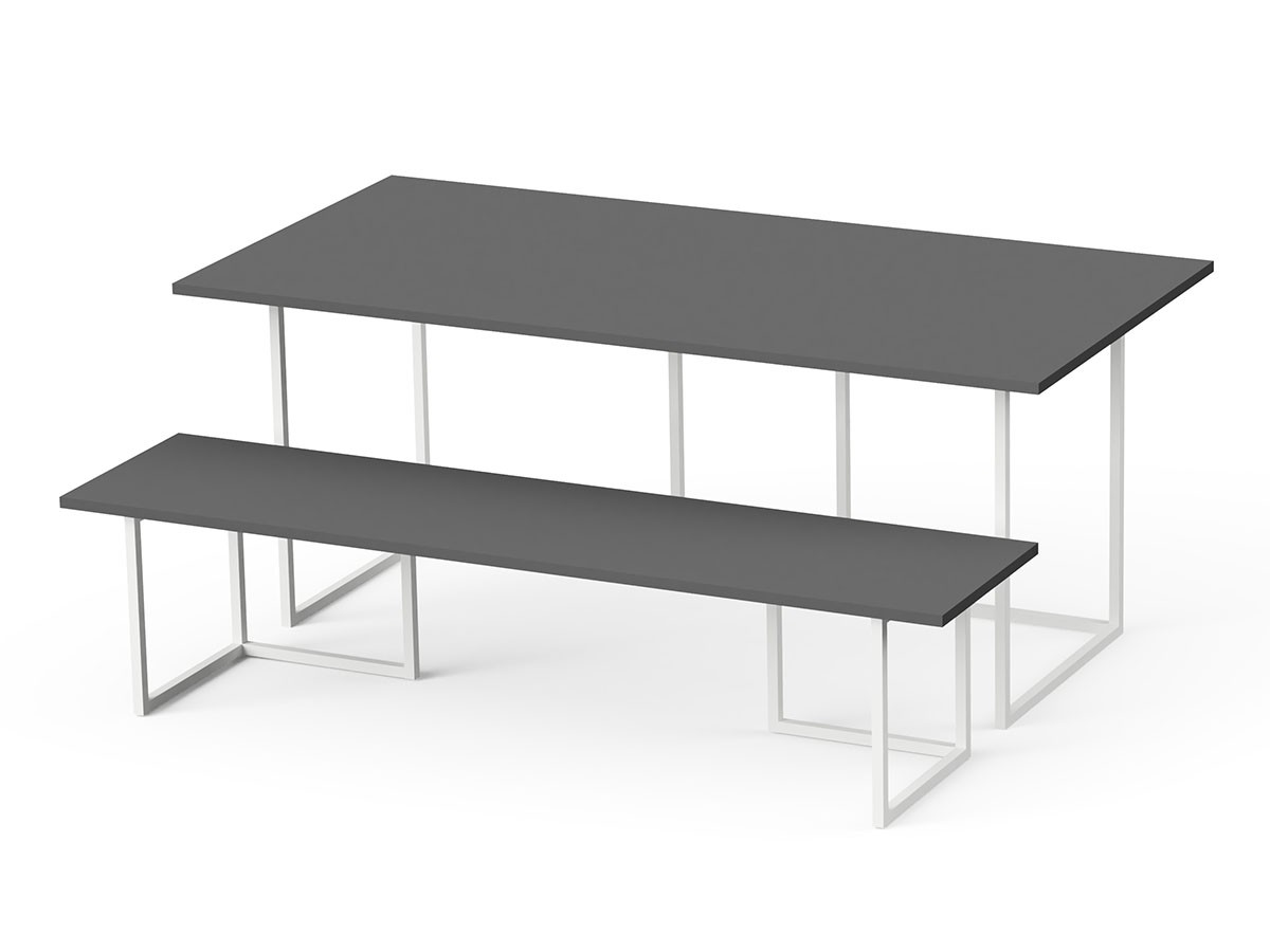 stiiilll Table Set / スティール テーブルセット
メラミン天板 ハーフ + スチール脚 S （テーブル > ローテーブル・リビングテーブル・座卓） 28