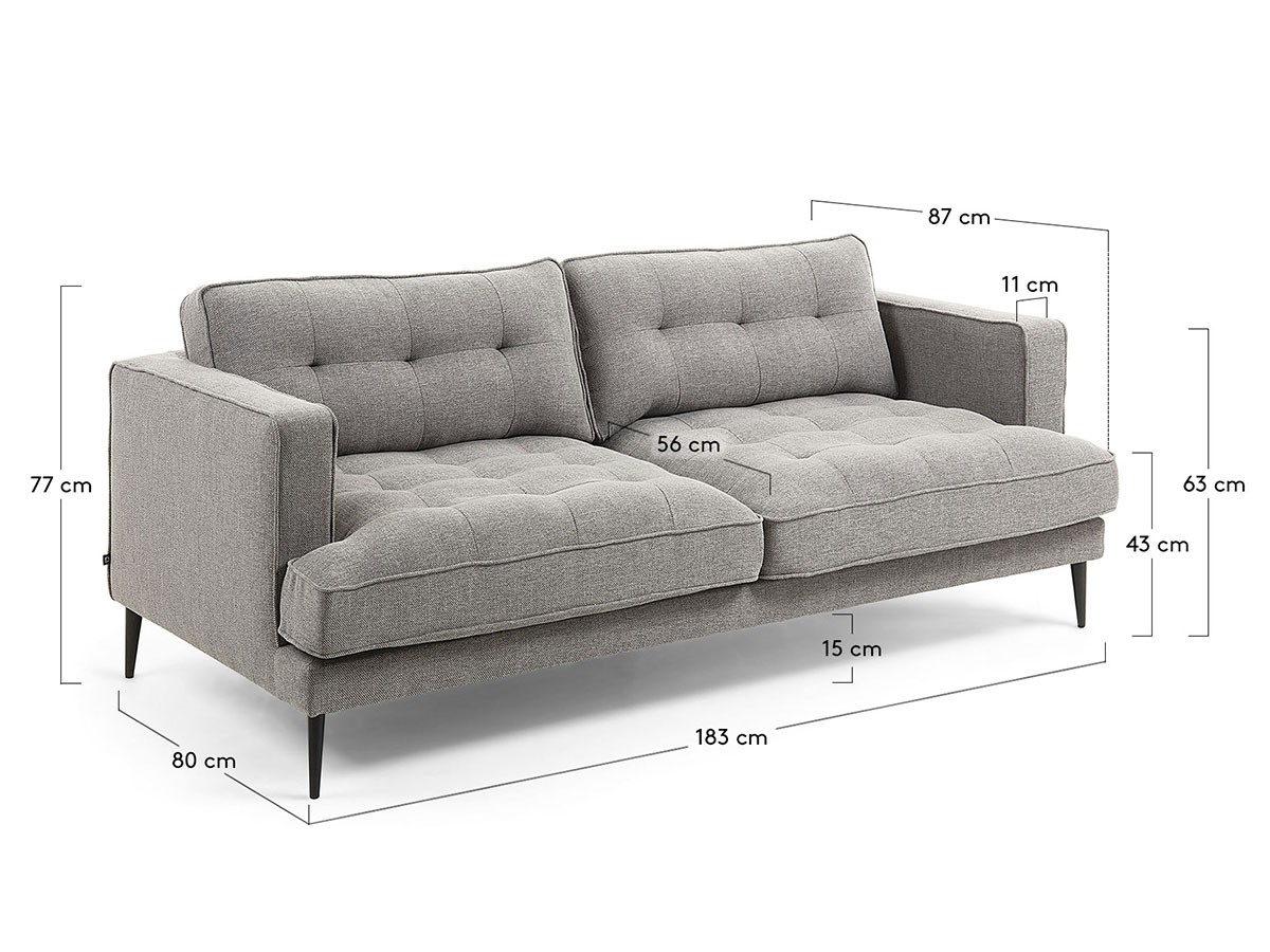 LaForma VINNY / ラ フォーマ ヴィニー 2人掛けソファ（タフティング