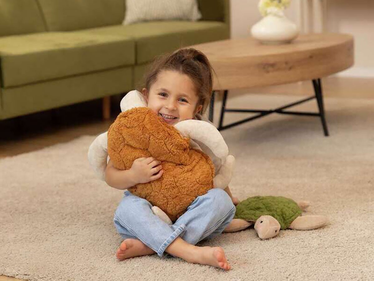 SENGER Naturwelt Cuddly Animal Turtle / ゼンガーナチュウェルト カドリーアニマル タートル S（ファーグリーン） （キッズ家具・ベビー用品 > おもちゃ・玩具） 3