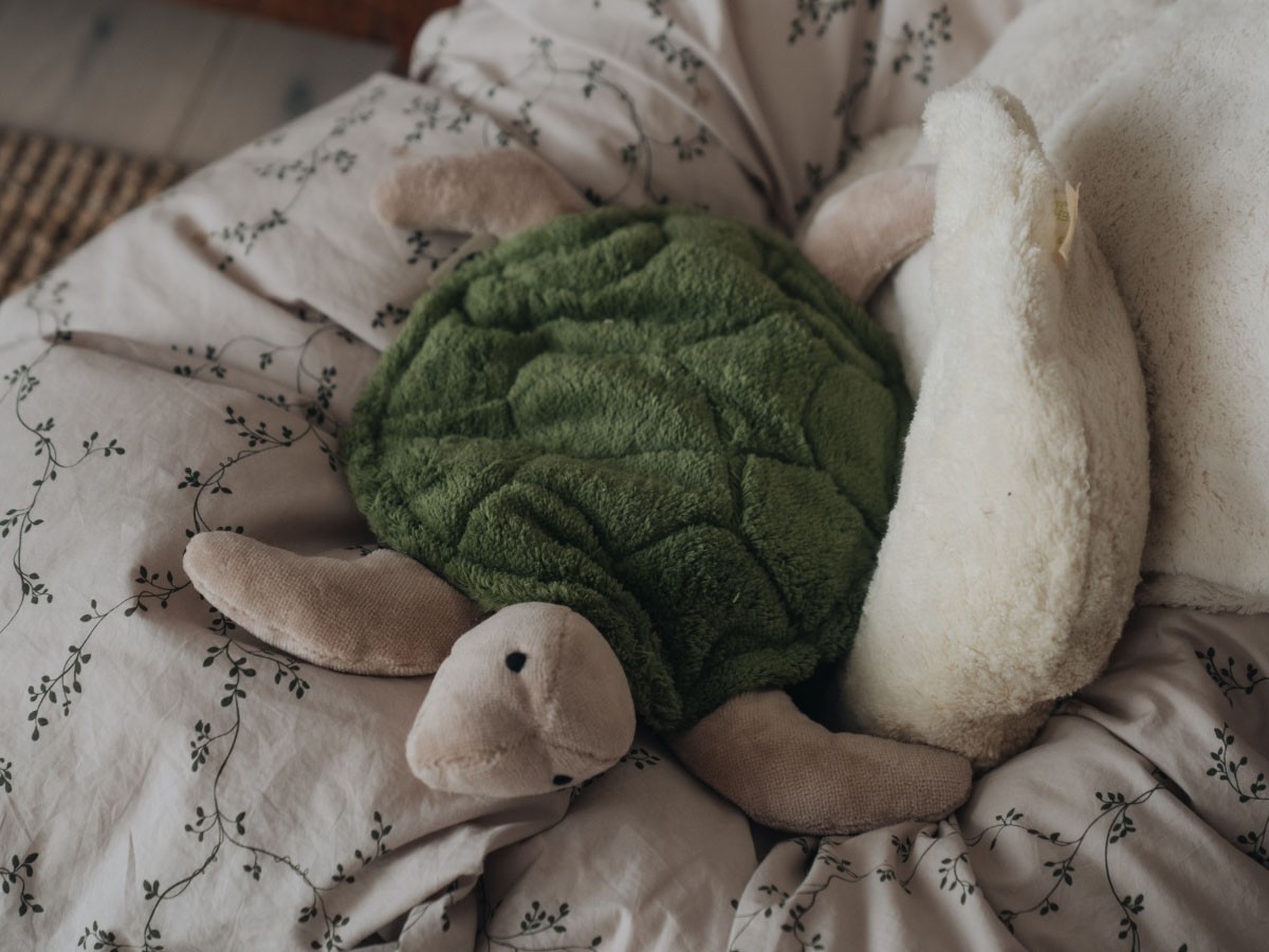 SENGER Naturwelt Cuddly Animal Turtle / ゼンガーナチュウェルト カドリーアニマル タートル S（ファーグリーン） （キッズ家具・ベビー用品 > おもちゃ・玩具） 4