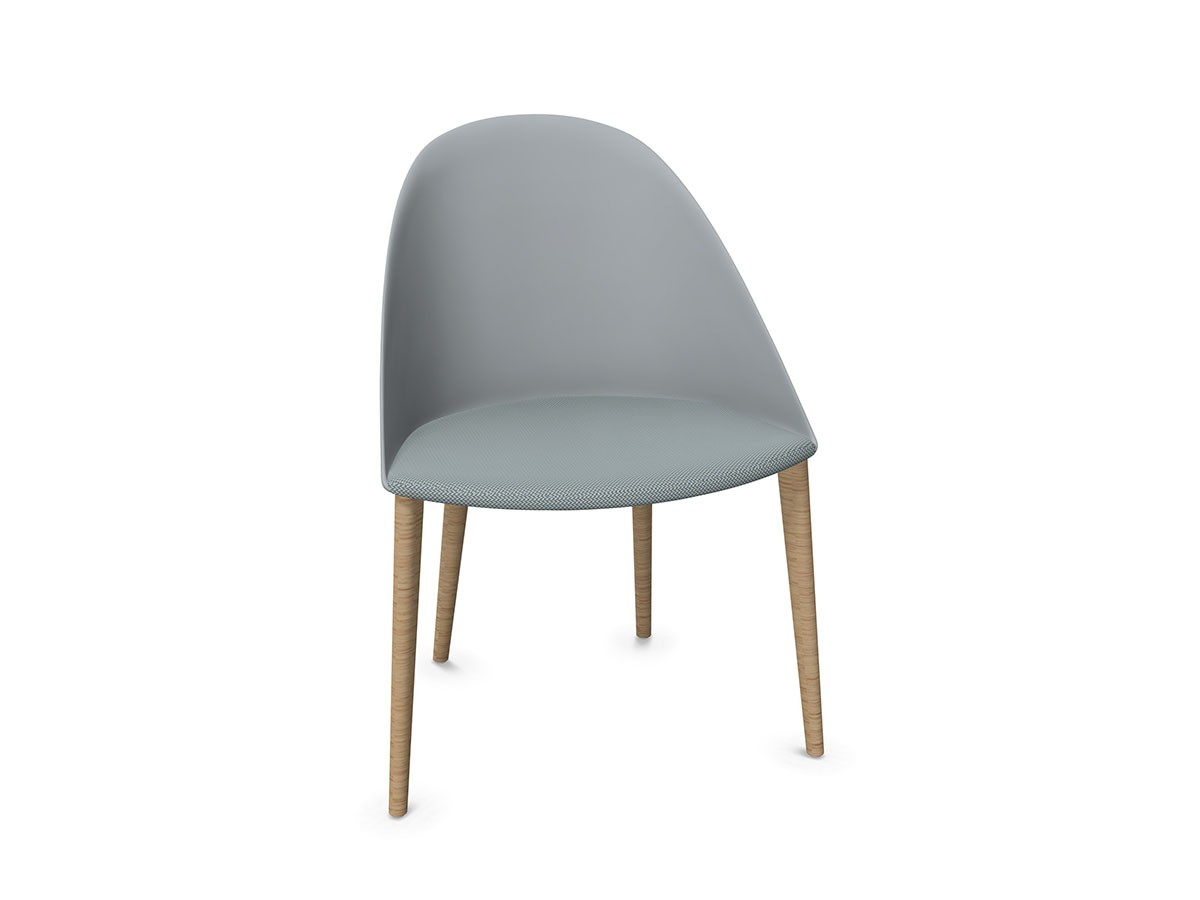 arper Cila Chair / アルペール シーラ アームレスチェア 座クッション付 木脚 （チェア・椅子 > ダイニングチェア） 1