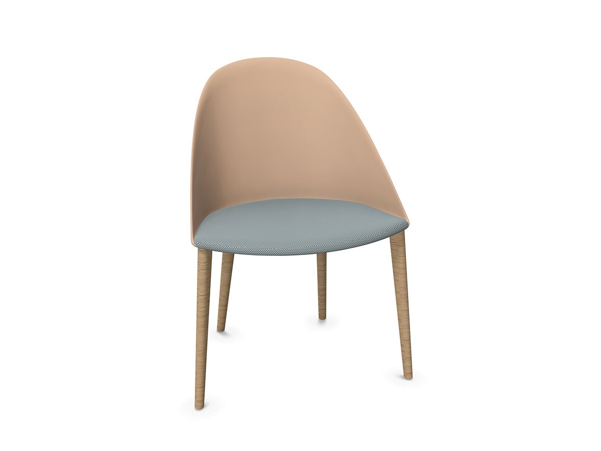 arper Cila Chair / アルペール シーラ アームレスチェア 座クッション付 木脚 （チェア・椅子 > ダイニングチェア） 4