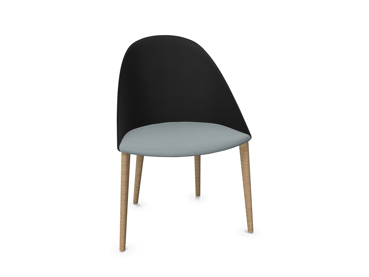 arper Cila Chair / アルペール シーラ アームレスチェア 座クッション付 木脚 （チェア・椅子 > ダイニングチェア） 3