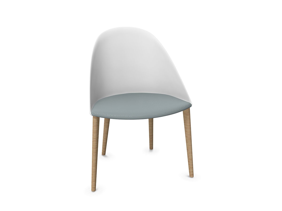 arper Cila Chair / アルペール シーラ アームレスチェア 座クッション付 木脚 （チェア・椅子 > ダイニングチェア） 2