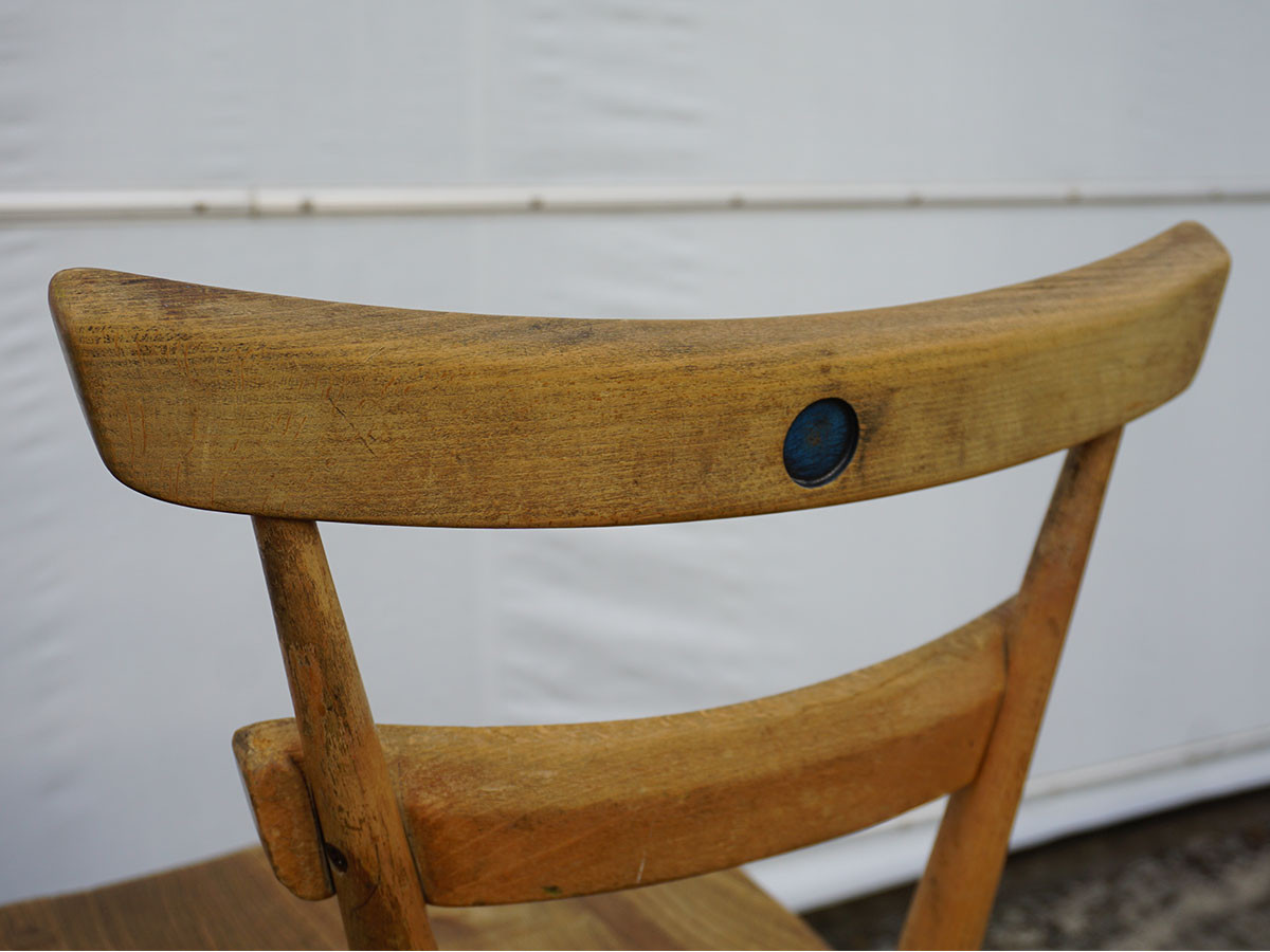 RE : Store Fixture UNITED ARROWS LTD. Double Back Chair Blue Dot / リ ストア フィクスチャー ユナイテッドアローズ ダブルバックチェア ブルードット （キッズ家具・ベビー用品 > キッズチェア・ベビーチェア） 13