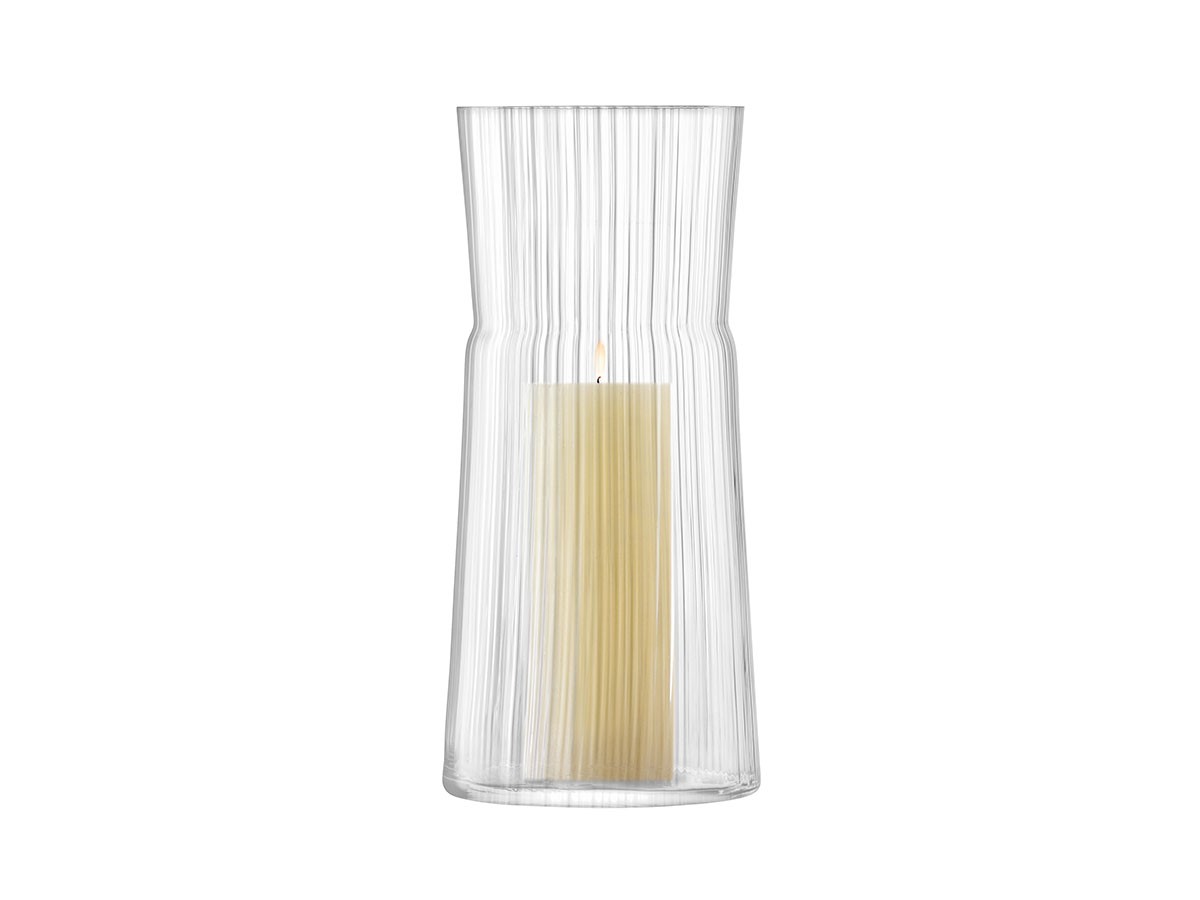 LSA International GIO LINE LANTERN / VASE / エルエスエー インターナショナル ジオ ライン ランタン / ベース 高さ38cm (花器・プランター・グリーン > 花瓶・フラワーベース) 1