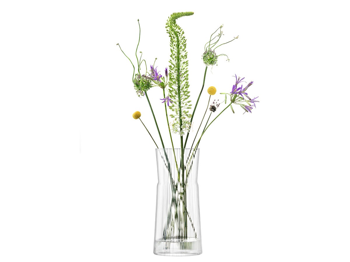 LSA International GIO LINE LANTERN / VASE / エルエスエー インターナショナル ジオ ライン ランタン / ベース 高さ38cm （花器・プランター・グリーン > 花瓶・フラワーベース） 3