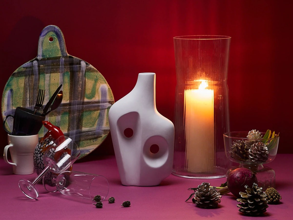 LSA International GIO LINE LANTERN / VASE / エルエスエー インターナショナル ジオ ライン ランタン / ベース 高さ38cm （花器・プランター・グリーン > 花瓶・フラワーベース） 8