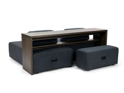 まいみーページ FLYMEe Noir MY UNIT Sofa Desk & Stool Set / フライミー