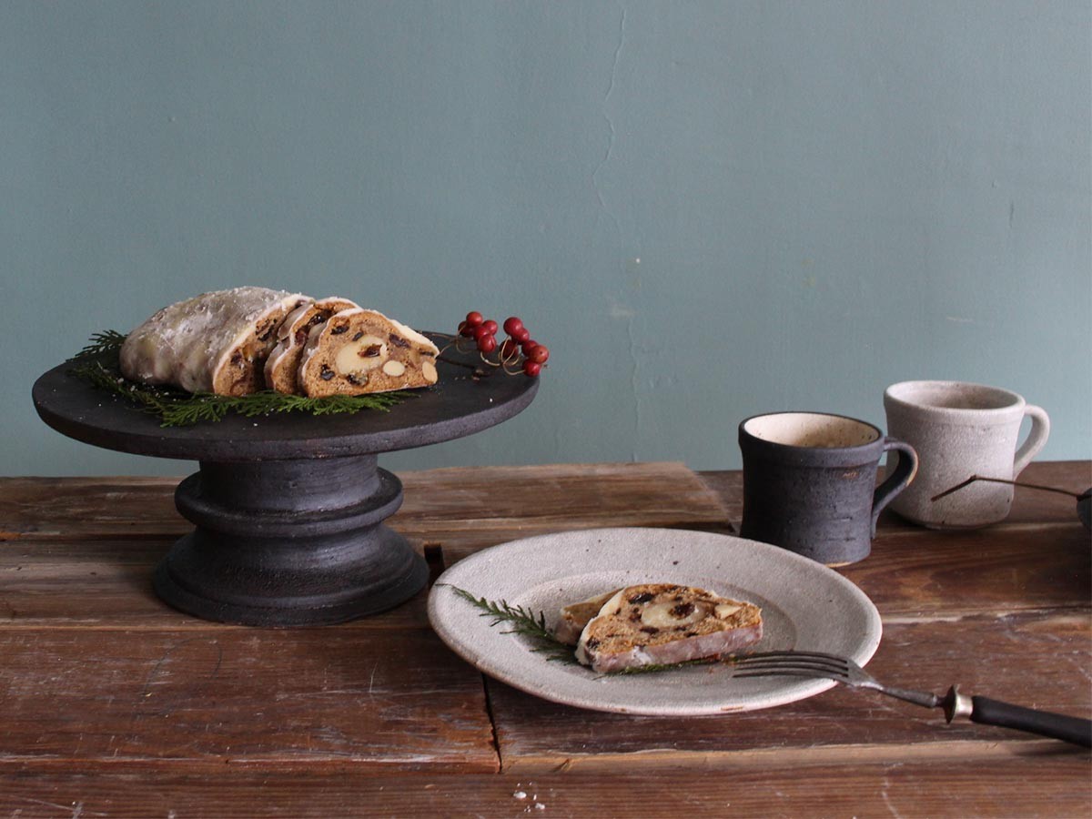 MISHIM POTTERY CREATION fractal cake stand L susu / ミシンポタリークリエイション フラクタル ケーキスタンド L（スス） （食器・テーブルウェア > ケーキスタンド） 13