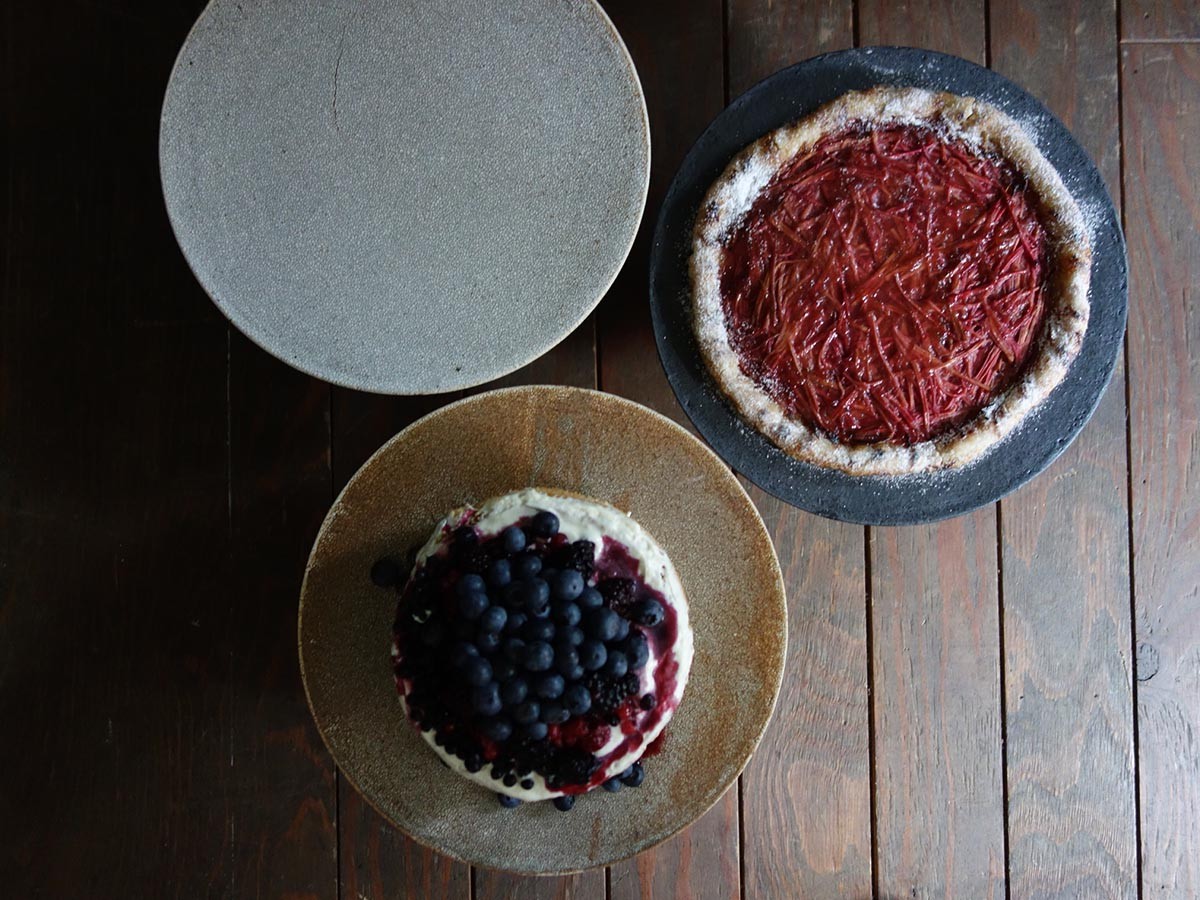 MISHIM POTTERY CREATION fractal cake stand L susu / ミシンポタリークリエイション フラクタル ケーキスタンド L（スス） （食器・テーブルウェア > ケーキスタンド） 28