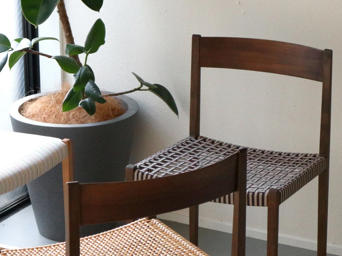 SAKUYA side chair / サクヤ サイドチェア 真田紐 （チェア・椅子 > ダイニングチェア） 7