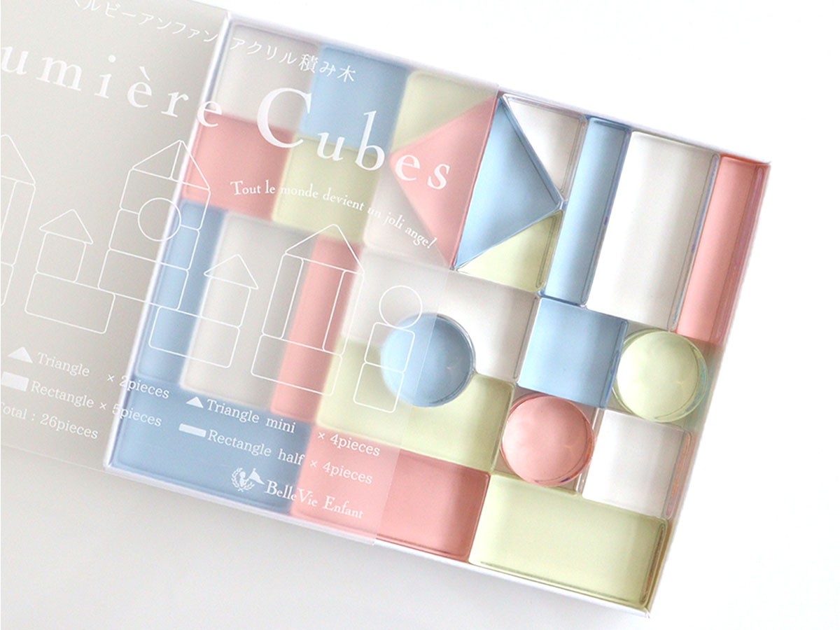 Lumiere Cubes / ルミエール キューブ
アクリル積み木 26ピース （キッズ家具・ベビー用品 > おもちゃ・玩具） 14