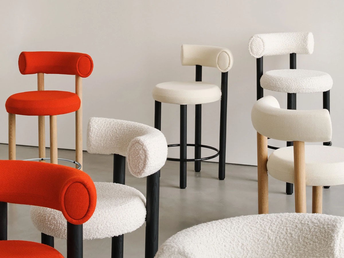 Tom Dixon. Fat Stool 65 Wood / トム・ディクソン ファット スツール 65 木脚 （チェア・椅子 > カウンターチェア・バーチェア） 9