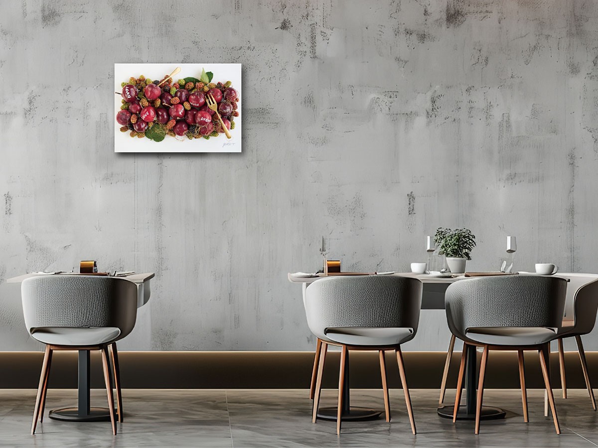 YOKO Takeuchi Food inspiered Whispers on Apples / ヨウコ タケウチ フードインスパイアード ウィスパーアップル レクタングルXL （アート・オブジェ > フォトパネル・フォトアート） 2