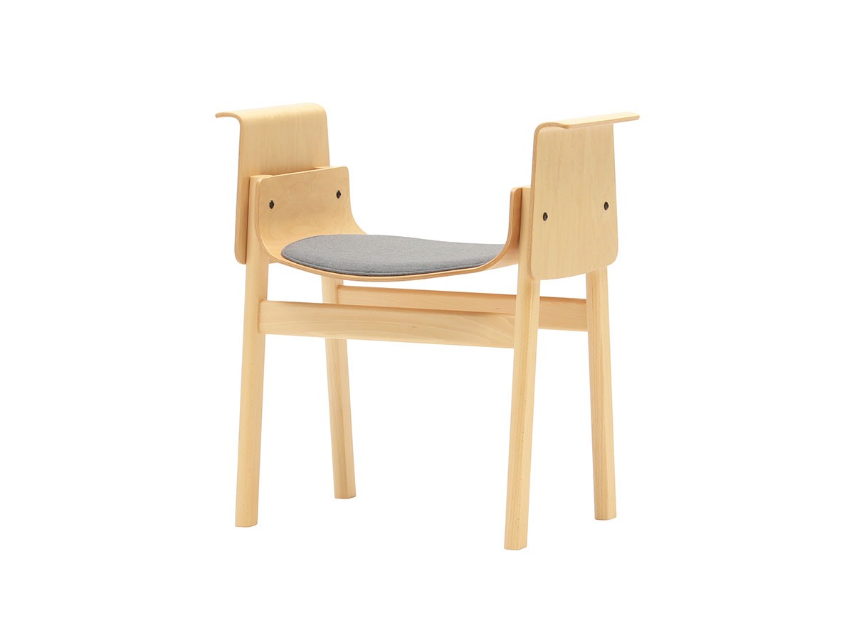 天童木工 SAND Backless Chair / てんどうもっこう サンド バックレスチェア 張座 （チェア・椅子 > ダイニングチェア） 2