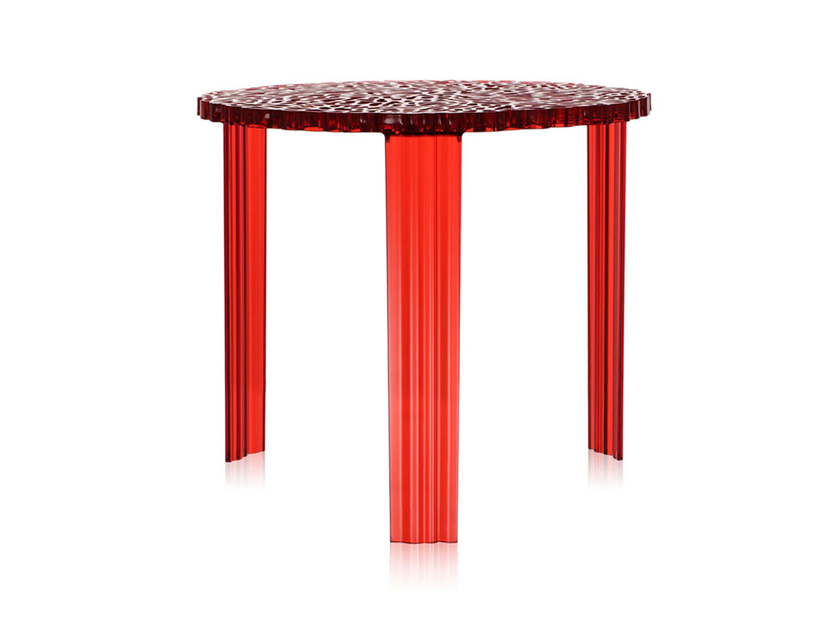 【純正通販】【Kartell】T-TABLE／ティーテーブル ハイ（イエロー） サイドテーブル・ナイトテーブル・ローテーブル