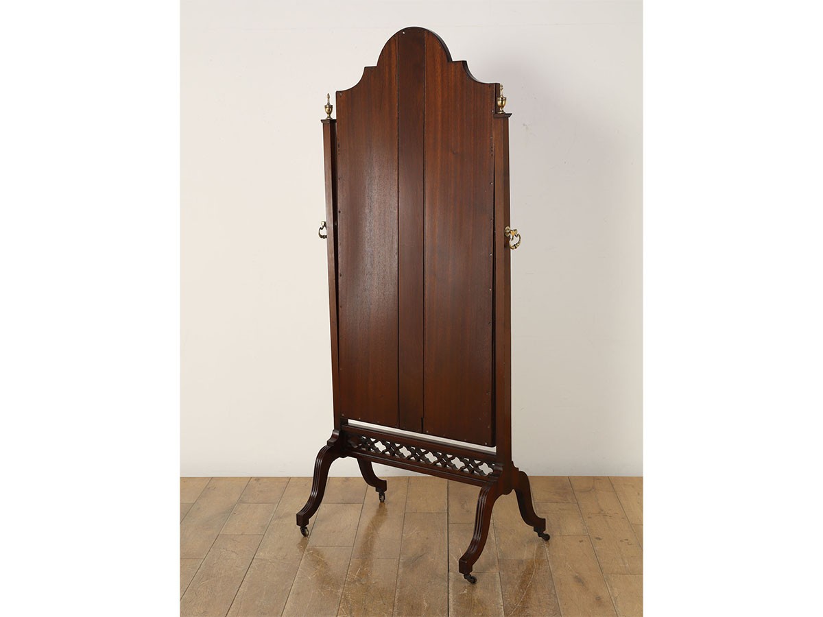 Lloyd's Antiques Real Antique 
Edwardian Cheval Mirror / ロイズ・アンティークス 英国アンティーク家具
エドウォーディアンシュバルミラー （ミラー・ドレッサー > 姿見・スタンドミラー） 4
