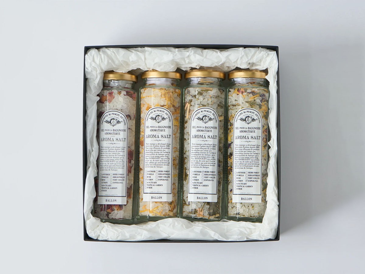 BALLON&nbsp;AROMA BATH SALT
GIFT SET OF 4