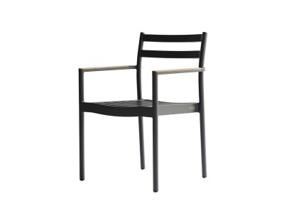 Arm Chair アームチェア 一脚 (2-1) HIROSHIMA ARM CHAIR STACKING WOODEN SEAT｜マルニ木工