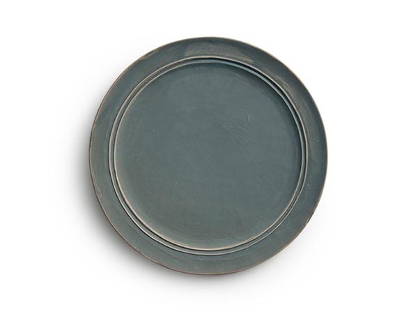 MISHIM POTTERY CREATION StiLL round plate S / ミシンポタリークリエイション スティル ラウンドプレート S（藍墨茶） （食器・テーブルウェア > 皿・プレート） 3