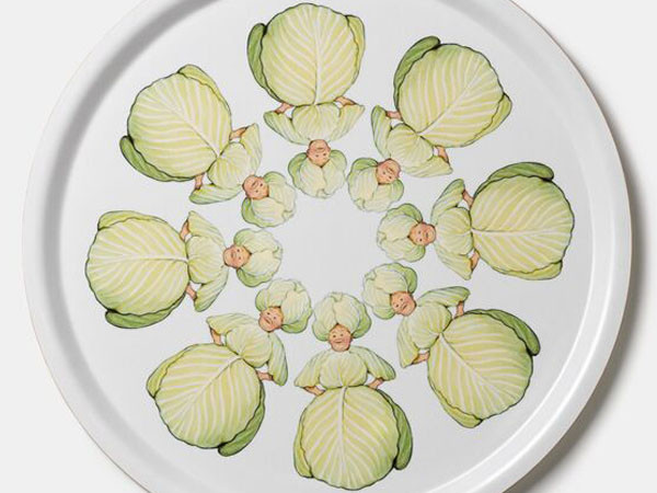 Elsa Beskow Collection
Round tray Mrs Cabbage 2