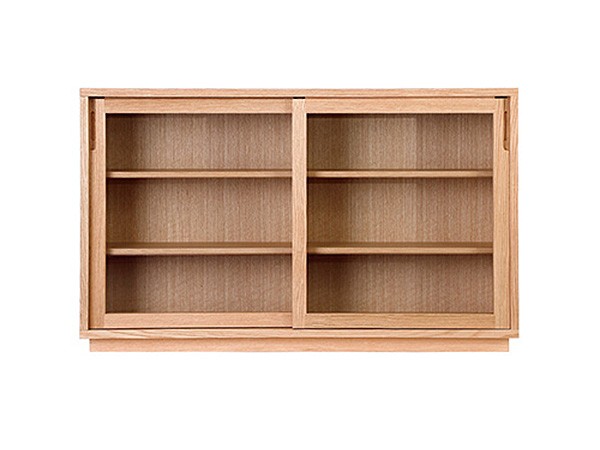日進木工 ac-cent board SUU Sideboard / にっしんもっこう アクセントボード スー 引き戸サイドボード ガラス扉 （収納家具 > サイドボード・リビングボード） 3