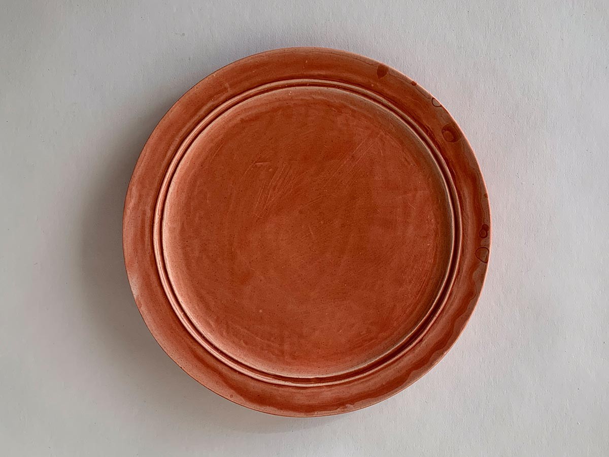 MISHIM POTTERY CREATION StiLL round plate S / ミシンポタリークリエイション スティル ラウンドプレート S（薄緋） （食器・テーブルウェア > 皿・プレート） 20