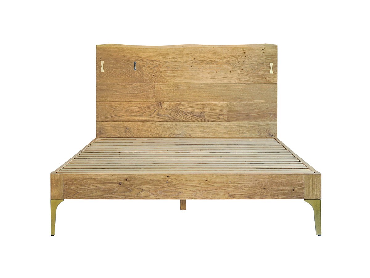 SQUARE ROOTS PRANA DOUBLE BED FRAME / スクエアルーツ プラーナ ダブル ベッドフレーム （ローオーク） （ベッド・寝具 > ダブルベッド） 5