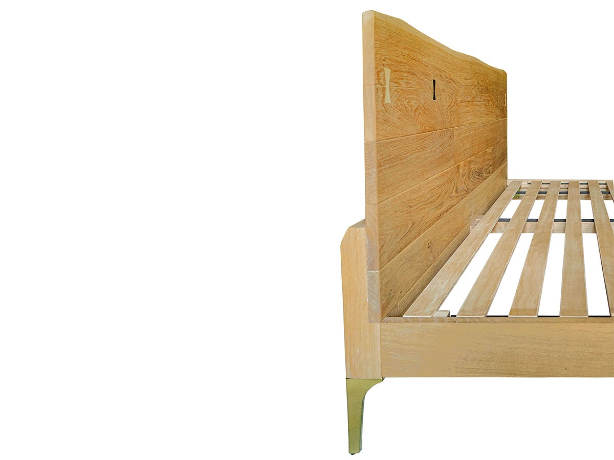 SQUARE ROOTS PRANA DOUBLE BED FRAME / スクエアルーツ プラーナ ダブル ベッドフレーム （ローオーク） （ベッド・寝具 > ダブルベッド） 8