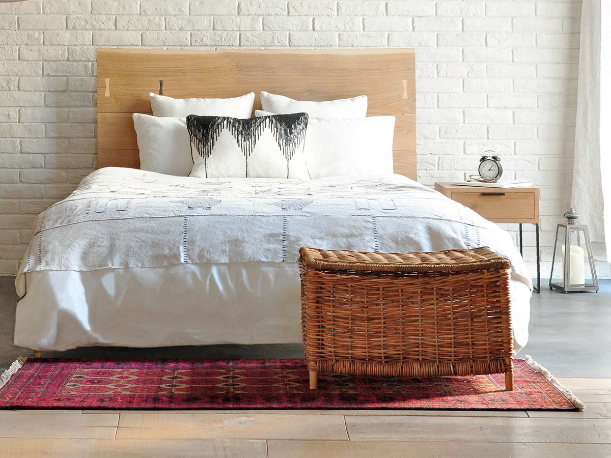 SQUARE ROOTS PRANA DOUBLE BED FRAME / スクエアルーツ プラーナ ダブル ベッドフレーム （ローオーク） （ベッド・寝具 > ダブルベッド） 4