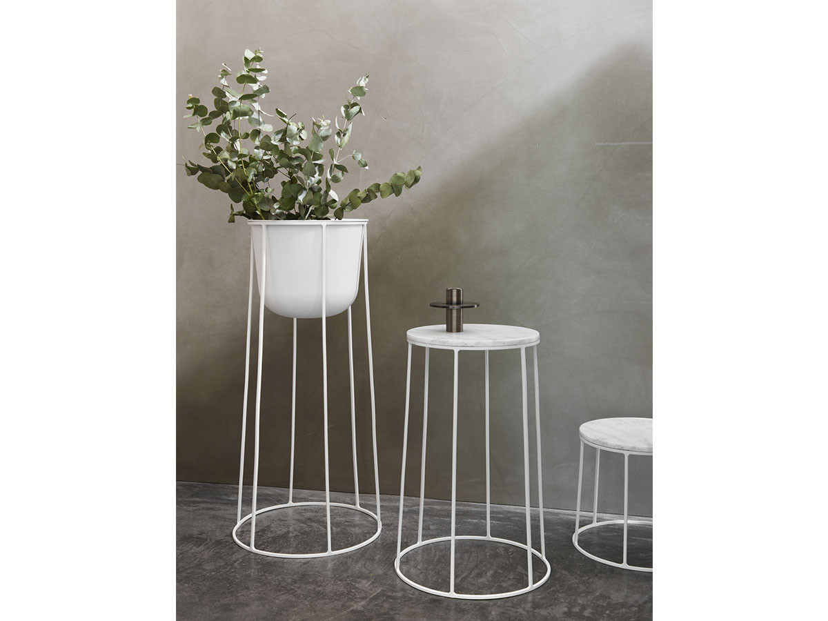 Audo Copenhagen Wire Vase + Wire Table Top / オドー コペンハーゲン ワイヤーベース + テーブルトップ （テーブル > サイドテーブル） 4
