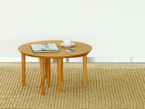 TAKANO MOKKOU BALLOON LIVING TABLE / 高野木工 バルーン リビングテーブル 69-2枚（アルダー） （テーブル > ローテーブル・リビングテーブル・座卓） 6