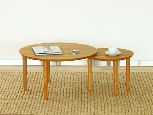 TAKANO MOKKOU BALLOON LIVING TABLE / 高野木工 バルーン リビングテーブル 69-2枚（アルダー） （テーブル > ローテーブル・リビングテーブル・座卓） 8
