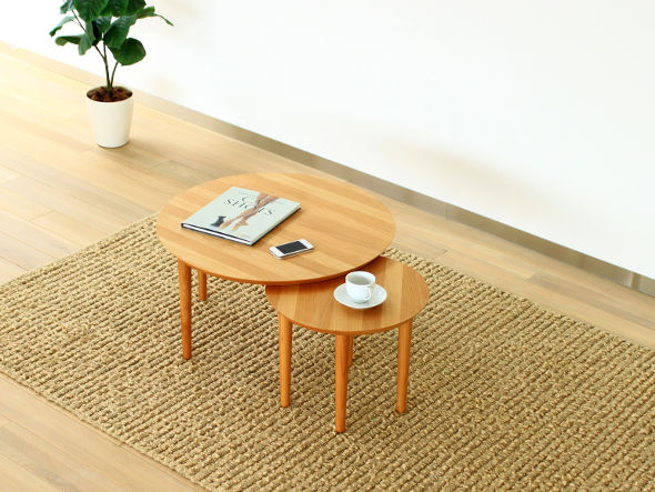 TAKANO MOKKOU BALLOON LIVING TABLE / 高野木工 バルーン リビングテーブル 69-2枚（アルダー） （テーブル > ローテーブル・リビングテーブル・座卓） 9