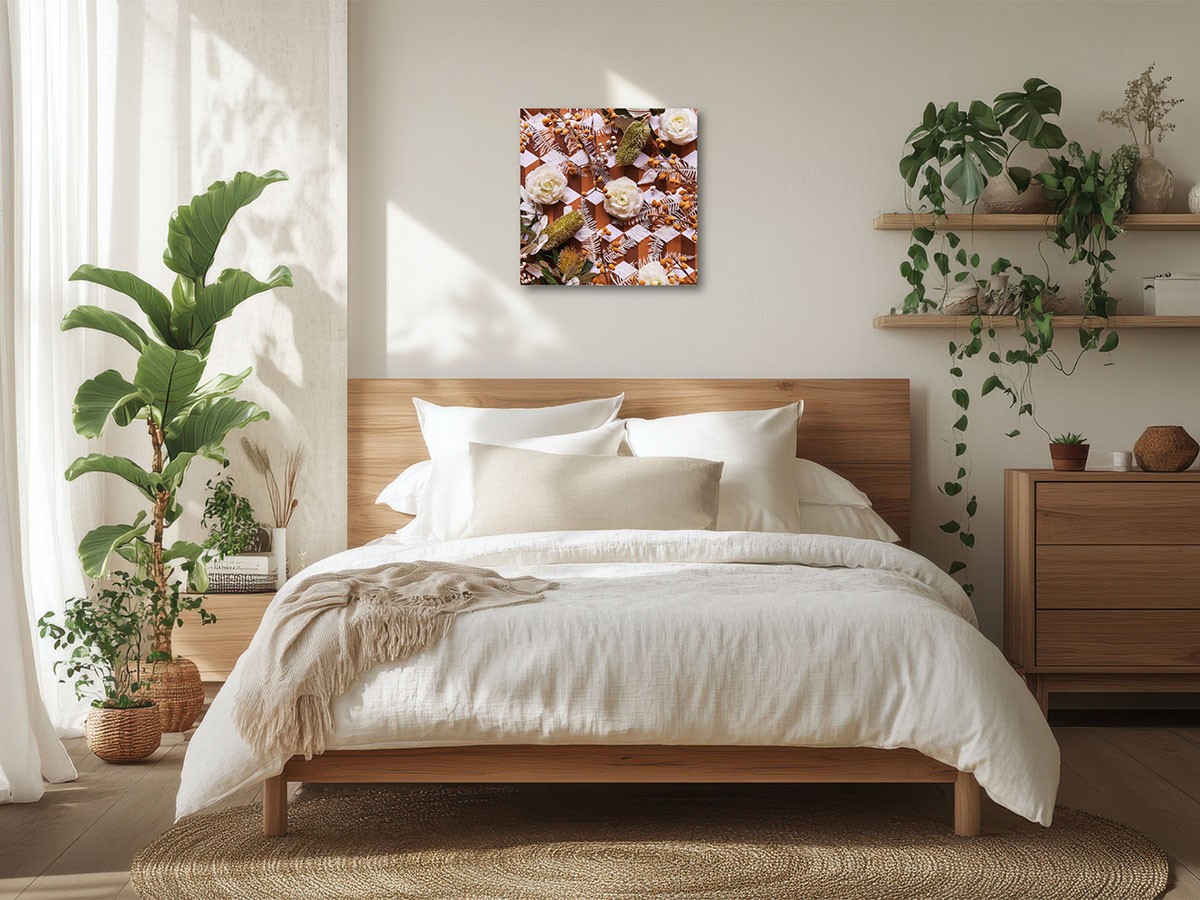 YOKO Takeuchi Geometric Brown / ヨウコ タケウチ ジオメトリック ブラウン スクエア （アート・オブジェ > フォトパネル・フォトアート） 2