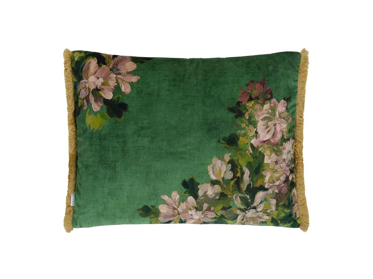 DESIGNERS GUILD Fleurs d'Artistes Velours Cushion / デザイナーズギルド フルール ダーティスト ベロア クッション 60 × 45cm （クッション > クッション・クッションカバー） 12