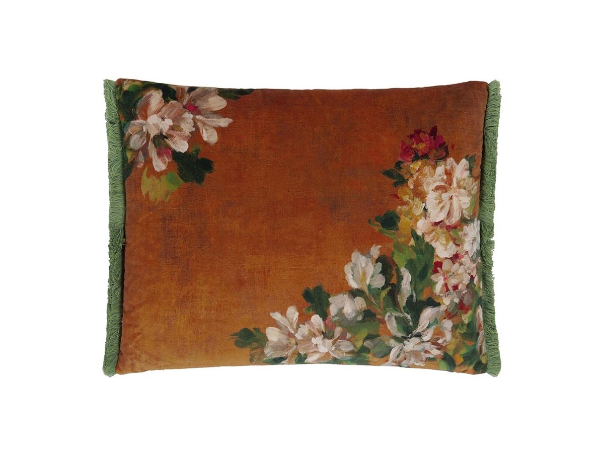 DESIGNERS GUILD Fleurs d'Artistes Velours Cushion / デザイナーズギルド フルール ダーティスト ベロア クッション 60 × 45cm （クッション > クッション・クッションカバー） 14