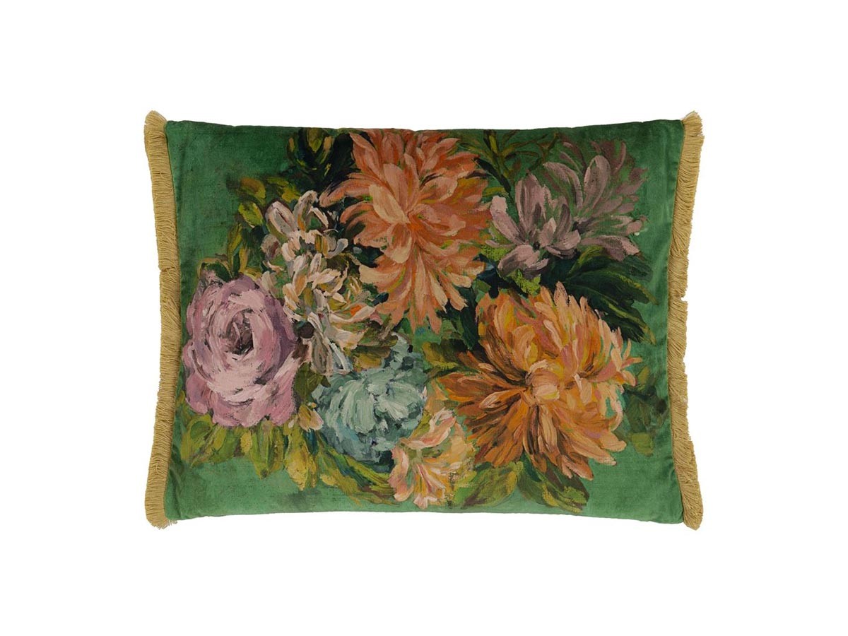 DESIGNERS GUILD Fleurs d'Artistes Velours Cushion / デザイナーズギルド フルール ダーティスト ベロア クッション 60 × 45cm （クッション > クッション・クッションカバー） 11