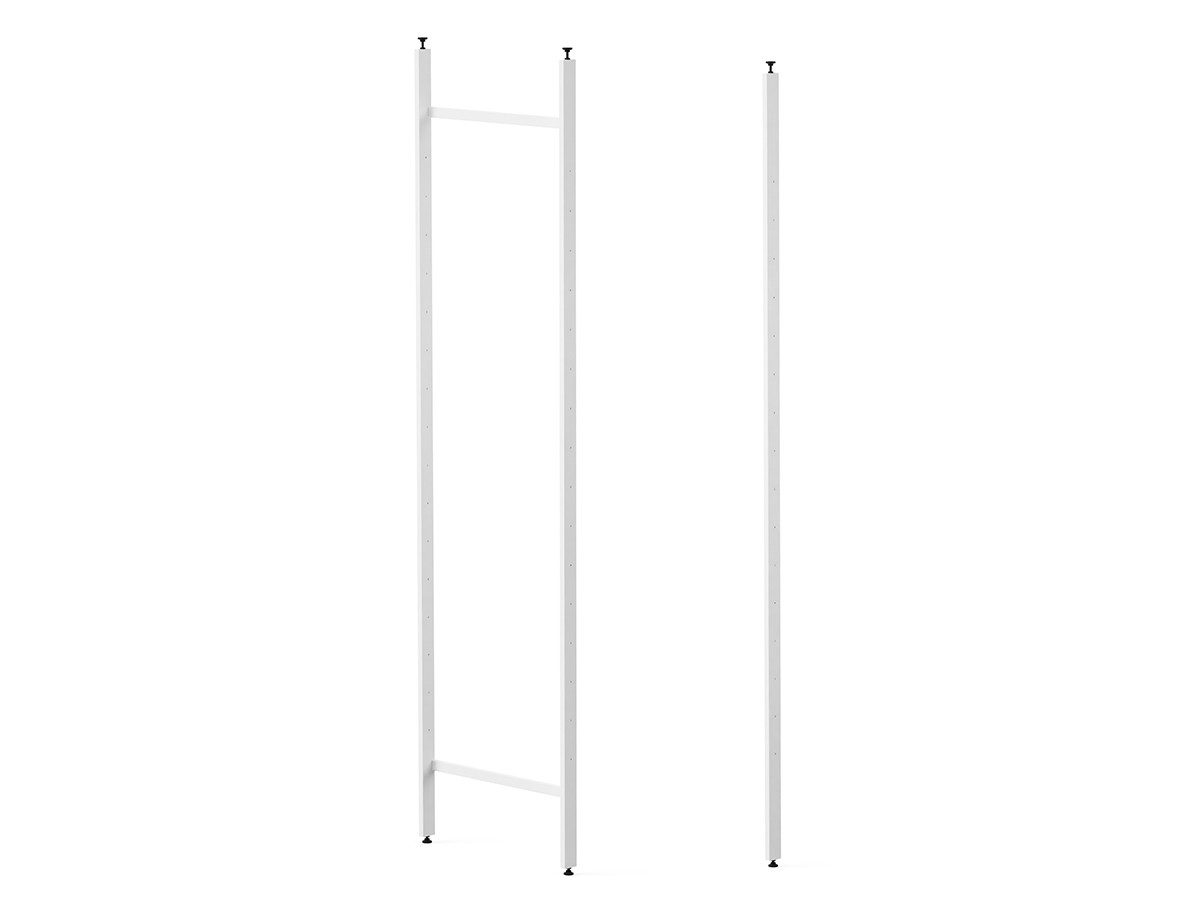 stiiilll Shelf double mirrorL wood pegboard set / スティール シェルフ 2台 ミラーL + ウッドペグボード セット （収納家具 > 壁掛け収納） 3