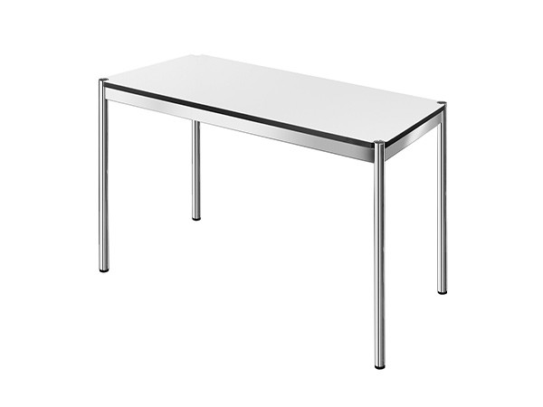 USM USM Haller Table / ユーエスエム USMハラーテーブル 日本限定サイズ, L / D / H：1250 / 600 /  740 mm, パールグレーラミネート