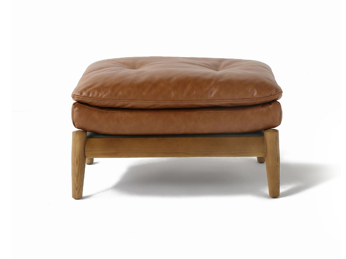 JOURNAL STANDARD FURNITURE MADEIRA OTTOMAN P.U Leather