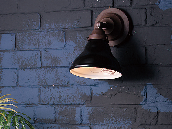 CUSTOM SERIES
Basic Wall Lamp × Mini Flare Enamel / カスタムシリーズ
ベーシックウォールランプ × ミニエナメル（フレアー） （ライト・照明 > ブラケットライト・壁掛け照明） 3